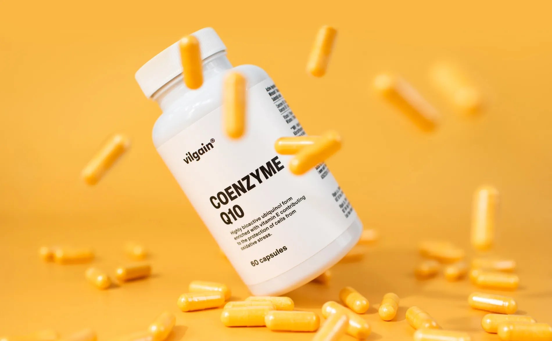 Coenzyme Q10 – Ubiquinol + vitaminas E – 60 kapsulių - Realsport.lt