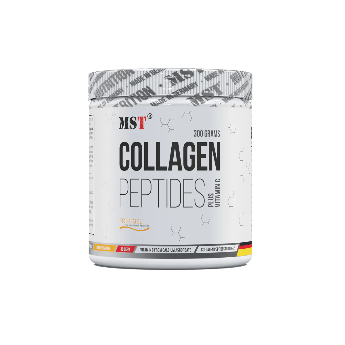 Collagen Peptides Fortigel™ + Vitamin C (300 g) - Stipriam sąnarių, odos ir jungiamojo audinio palaikymui - Realsport.lt