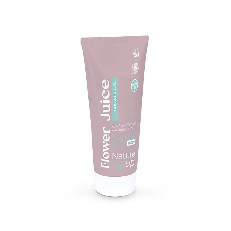 DREKINAMASIS DUSO GELIS - Flower Juice shower gel from Nature up for gentle daily skin care.