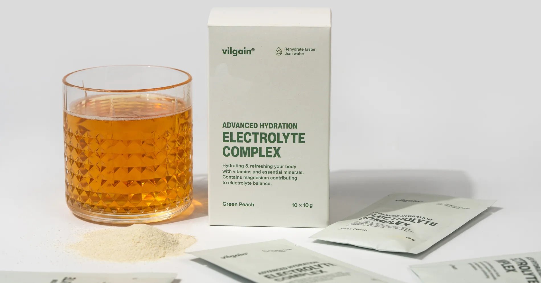 Electrolyte Complex – 100 g (10 x 10 g) – elektrolitų gėrimo mišinys pakeliuose, be cukraus - Realsport.lt