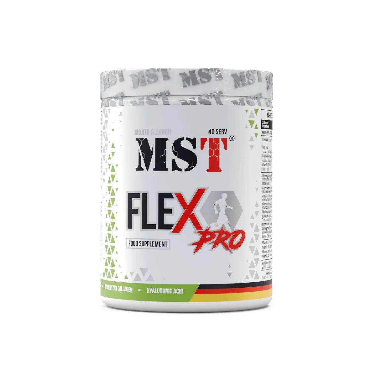 MST Flex Pro 420 g – Kolageno kompleksas sąnariams, kremzlėms ir odai, maisto papildas milteliais.