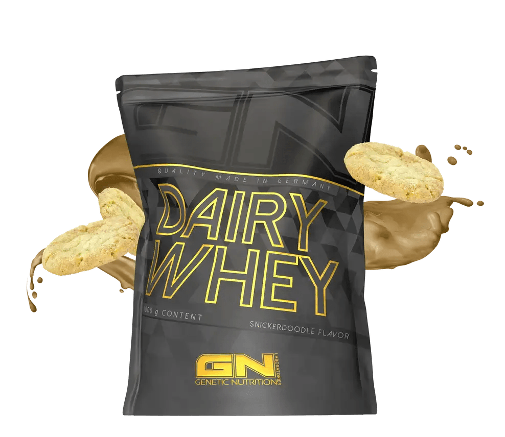 GN Dairy Whey isrugu baltymai | 1000 g Snickerdoodle flavor protein powder packaging image