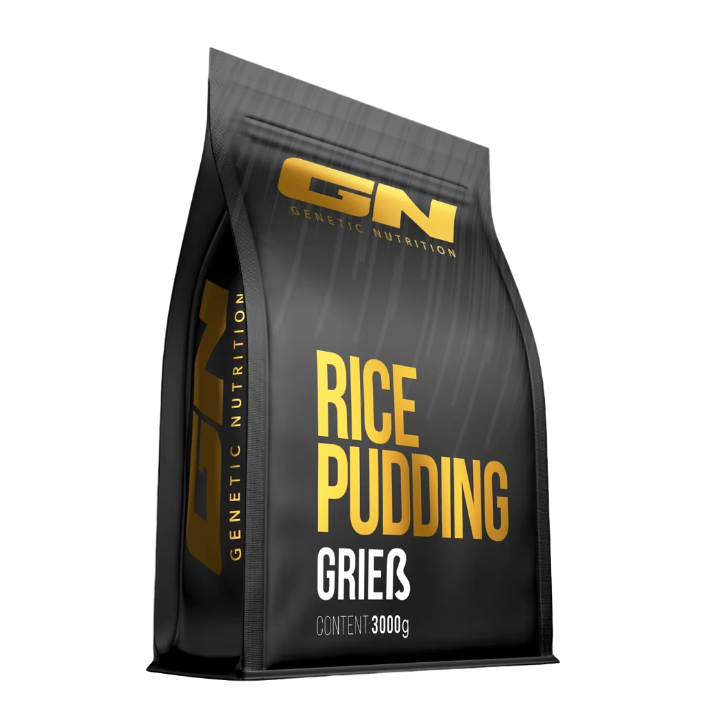 GN Laboratories Rice Pudding 3000g package, a clean carbohydrate source for athletes and balanced nutrition.