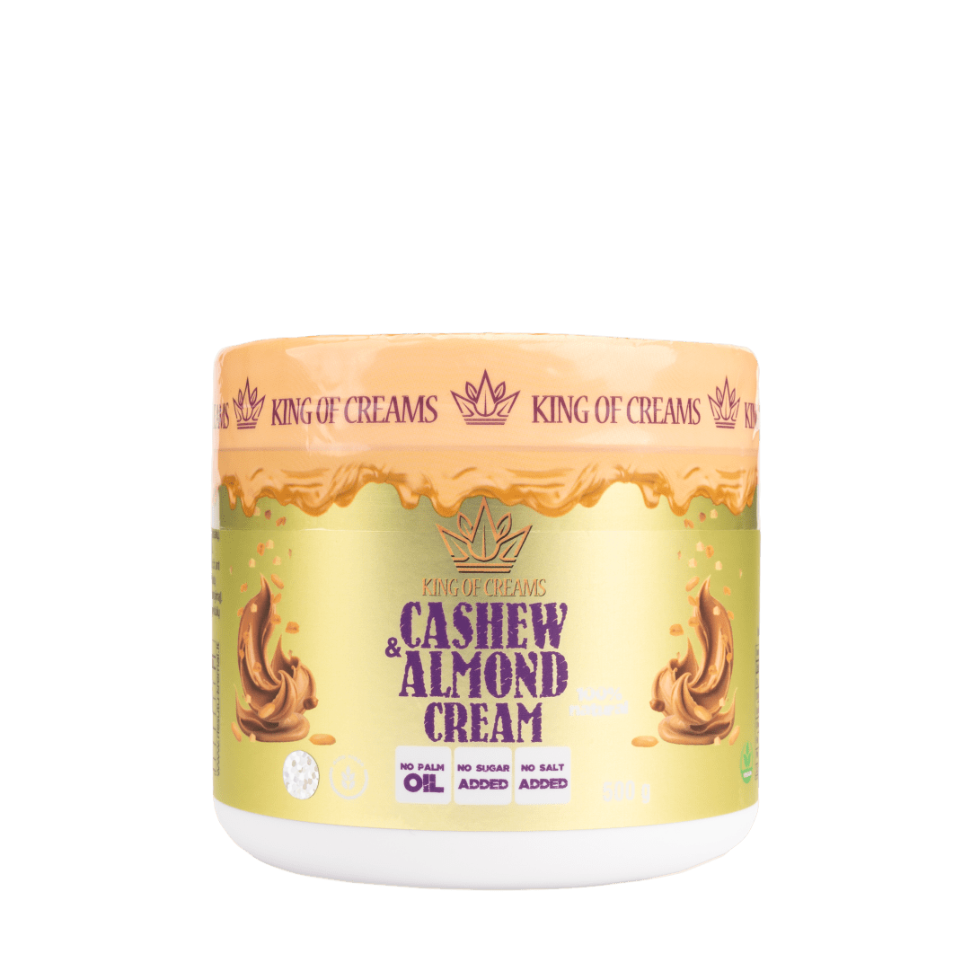 King of Creams® Natūralus anakardžių ir migdolų kremas - Realsport.lt