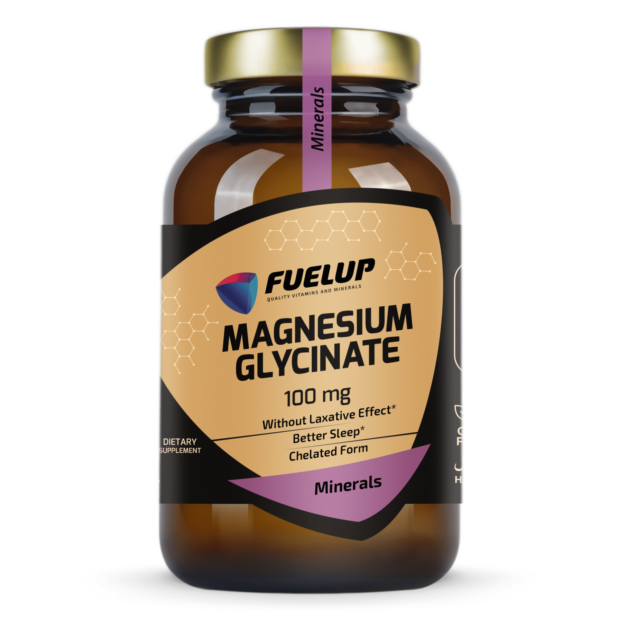 Magnis bisglicinatas 100 mg – nervų sistemai, miegui ir raumenims (120 kapsulių) - Realsport.lt