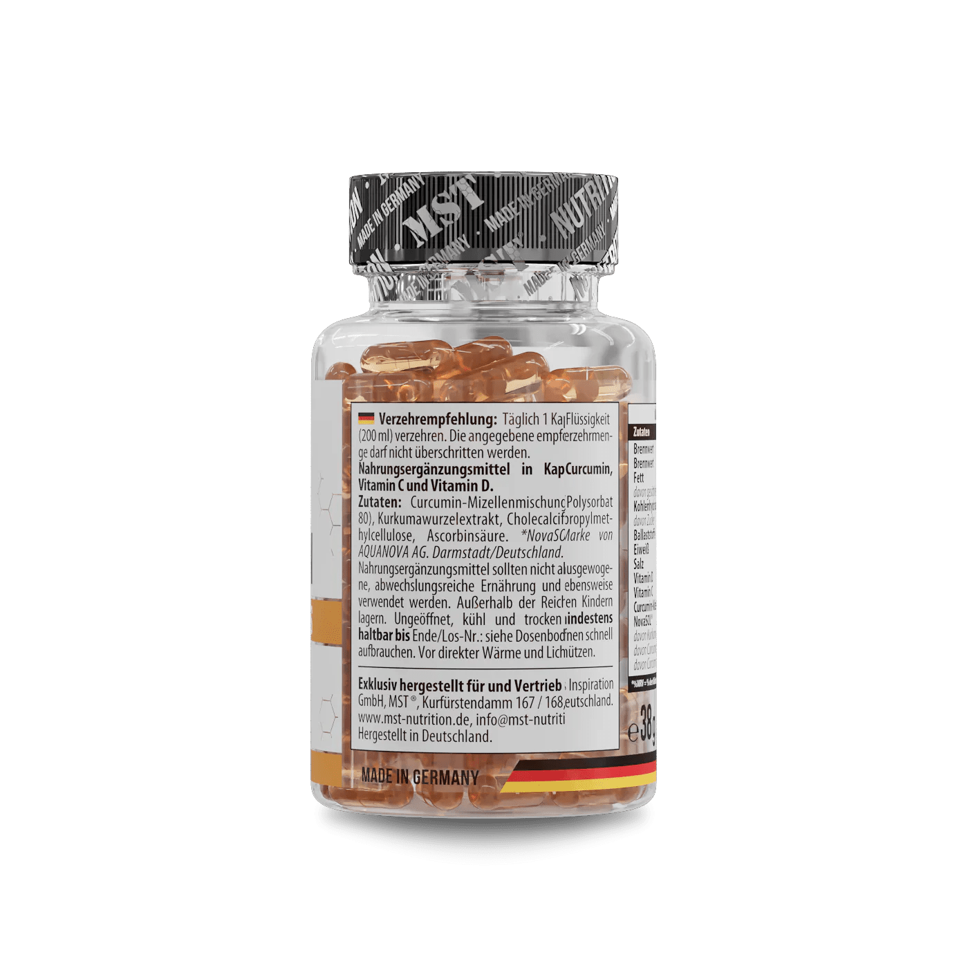 MST Curcumin NovaSOL® – micelinis kurkuminas, 60 kapsulių - Realsport.lt