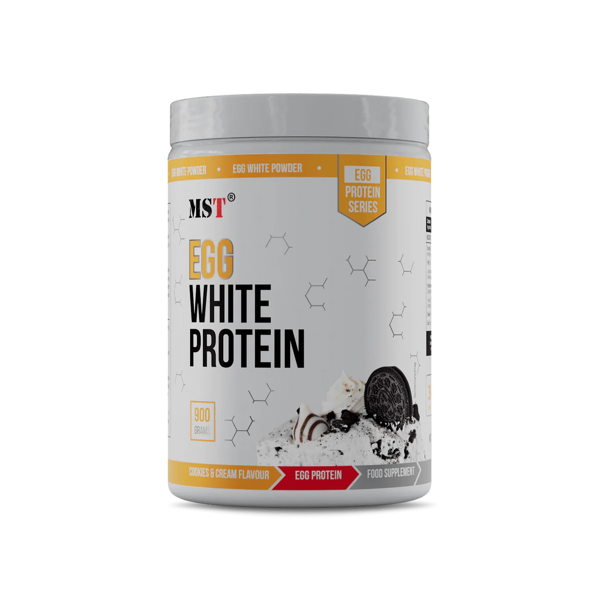 MST Egg White Protein 900 g – grynas kiaušinio baltymas aukštos kokybės raumenų palaikymui - Realsport.lt