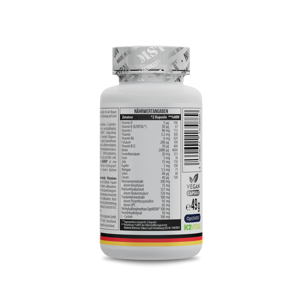 MST Hair Advanced Formula – plaukų, odos ir nagų stiprinimui - Realsport.lt