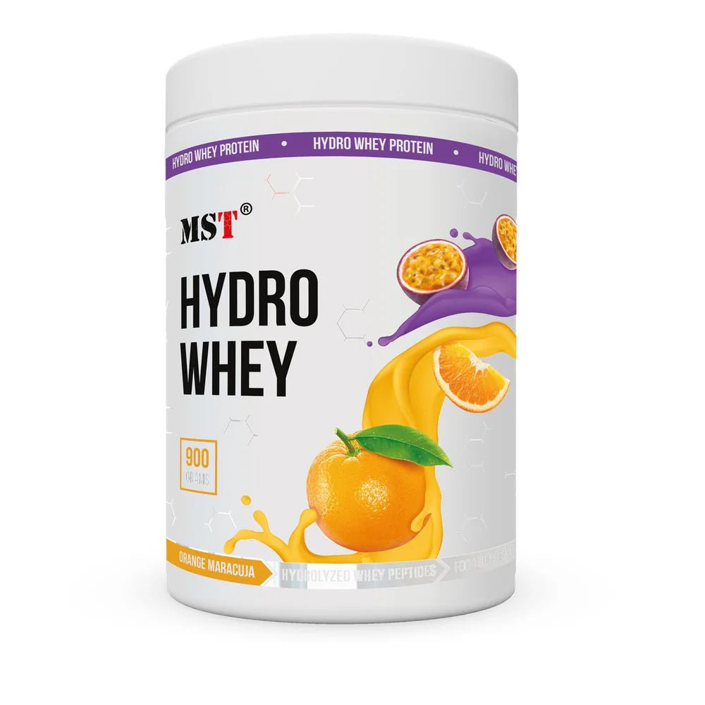 MST® Hydro Whey – Greičiausiai pasisavinamas baltymas raumenų augimui 900 g - Realsport.lt