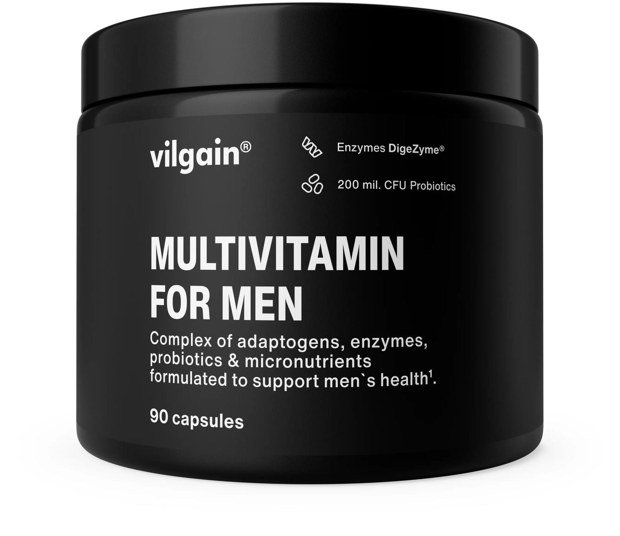 Multivitamin For Men – Multivitaminų kompleksas vyrams | Adaptogenai + Probiotikai + DigeZyme® fermentai - Realsport.lt