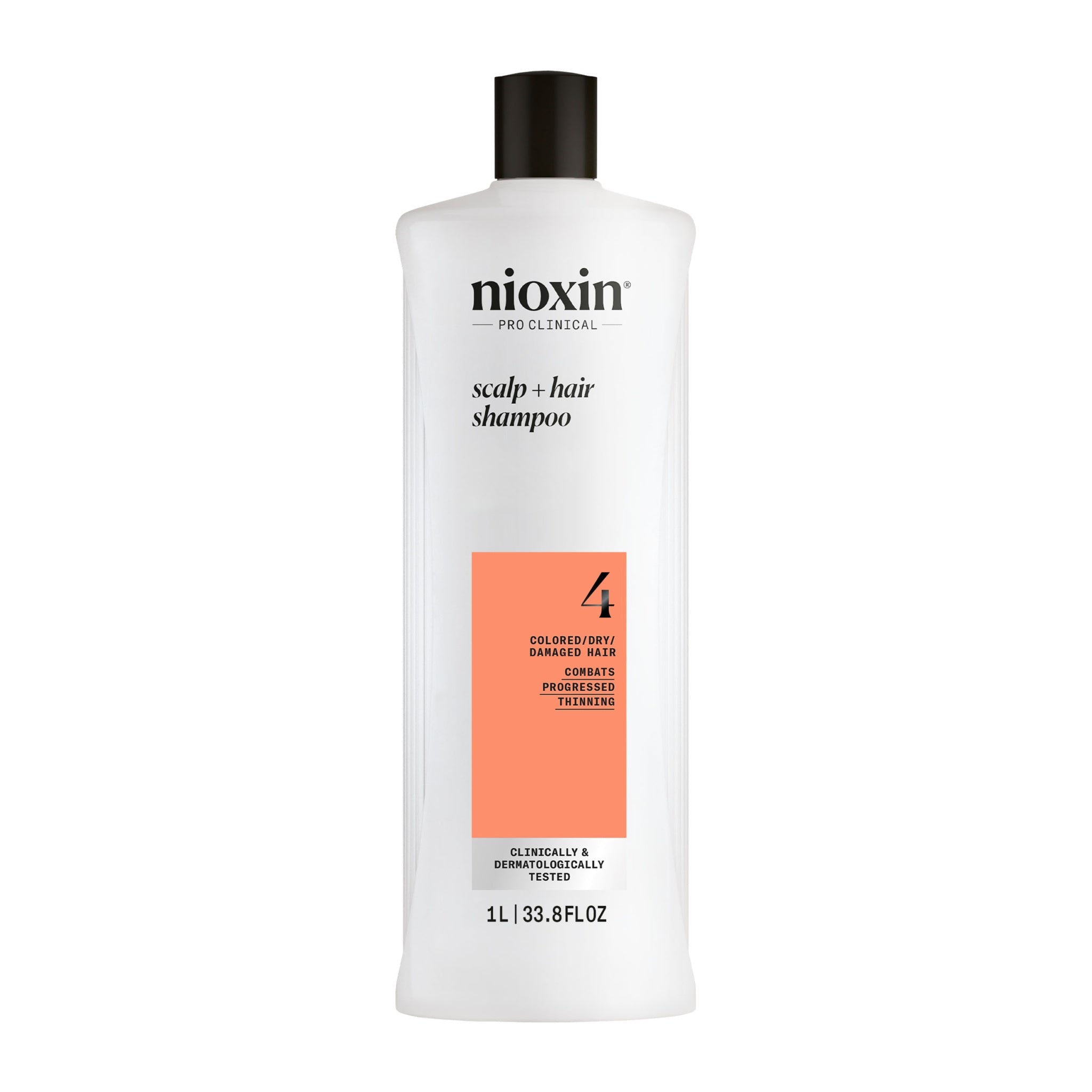 Nioxin System 4 šampūnas – sausiems, pažeistiems, dažytiems ir retėjantiems plaukams, 300 ml - Realsport.lt