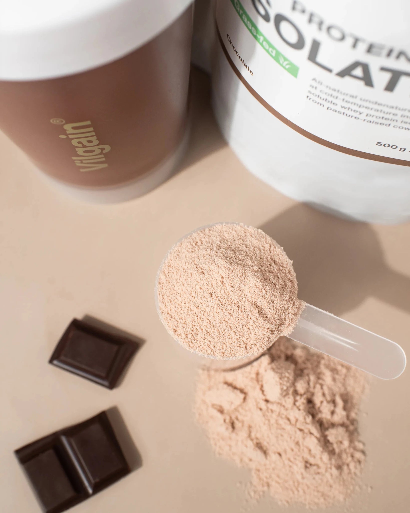 Vilgain Grass - Fed Whey Protein Isolate 1000 g (stevia) - Realsport.lt