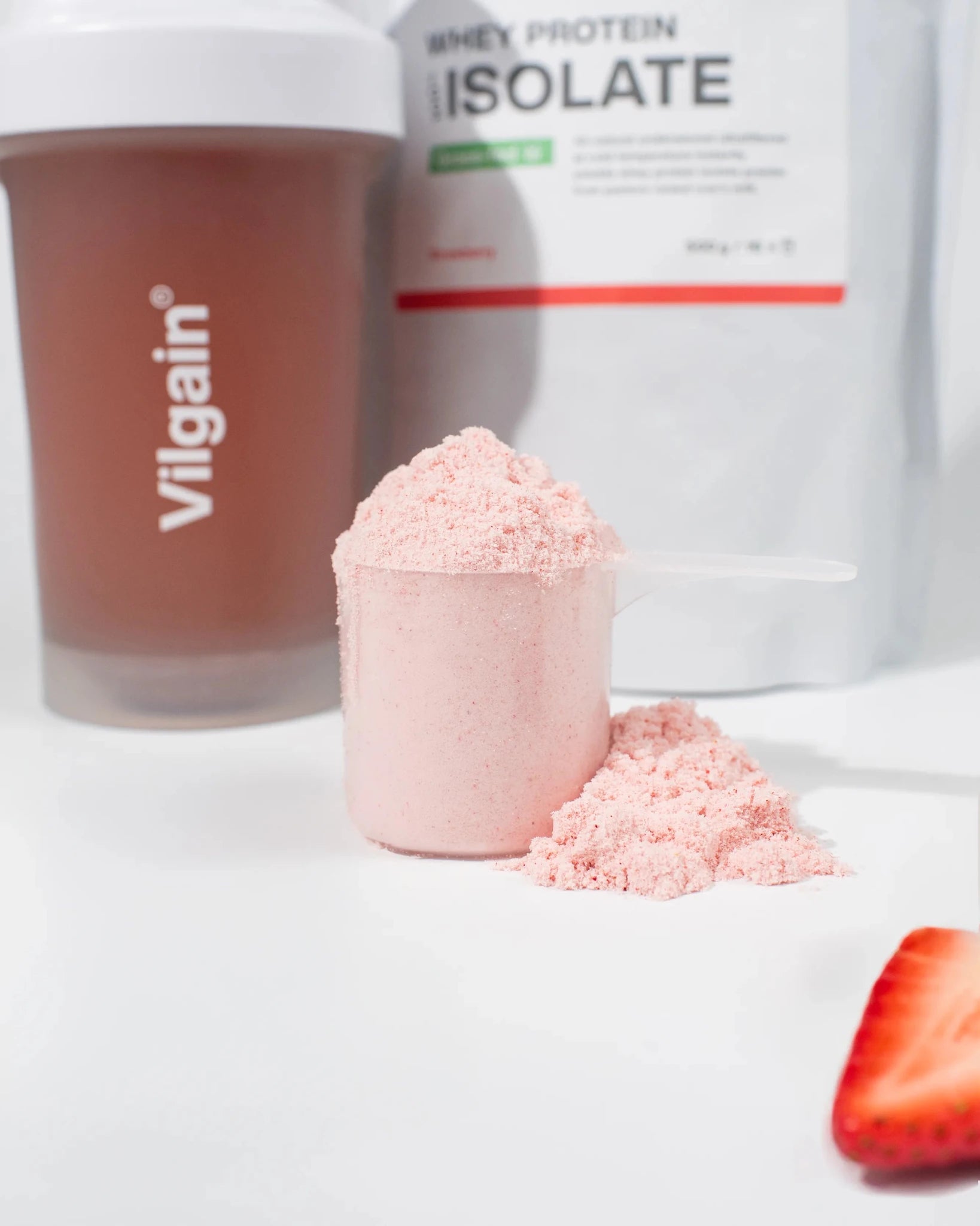 Vilgain Grass - Fed Whey Protein Isolate 1000 g (stevia) - Realsport.lt