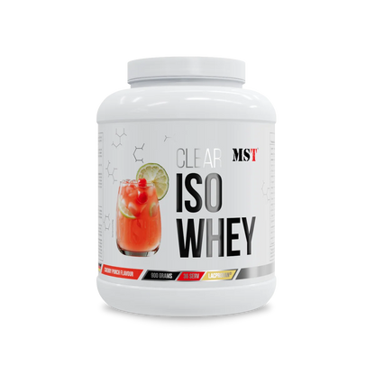 MST Clear ISO Whey – skaidrus išrūgų baltymų izoliatas (900 g)