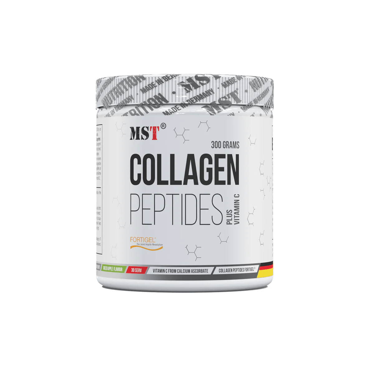 Collagen Peptides Fortigel™ + Vitamin C (300 g) - Stipriam sąnarių, odos ir jungiamojo audinio palaikymui - Realsport.lt