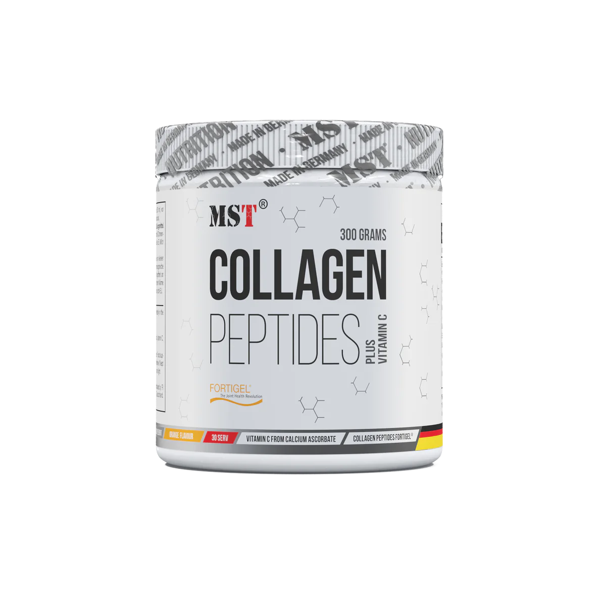 Collagen Peptides Fortigel™ + Vitamin C (300 g) - Stipriam sąnarių, odos ir jungiamojo audinio palaikymui