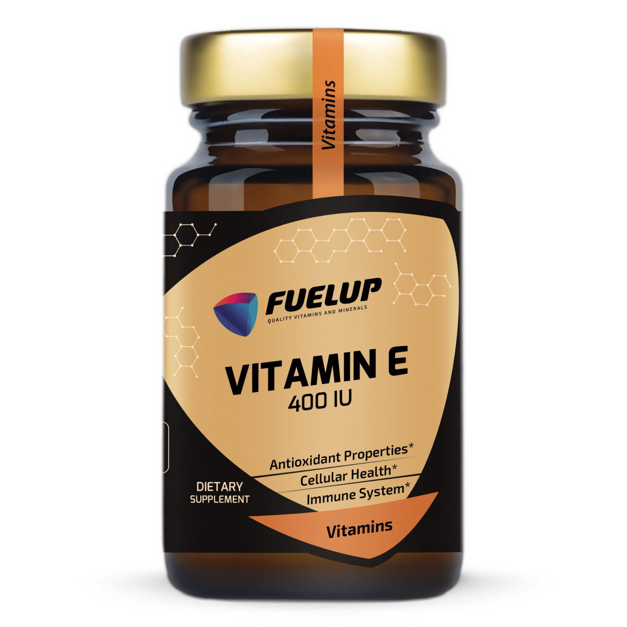 FuelUp Vitamin E 400 IU – vitaminas E antioksidacinei apsaugai (50 kaps) - Realsport.lt