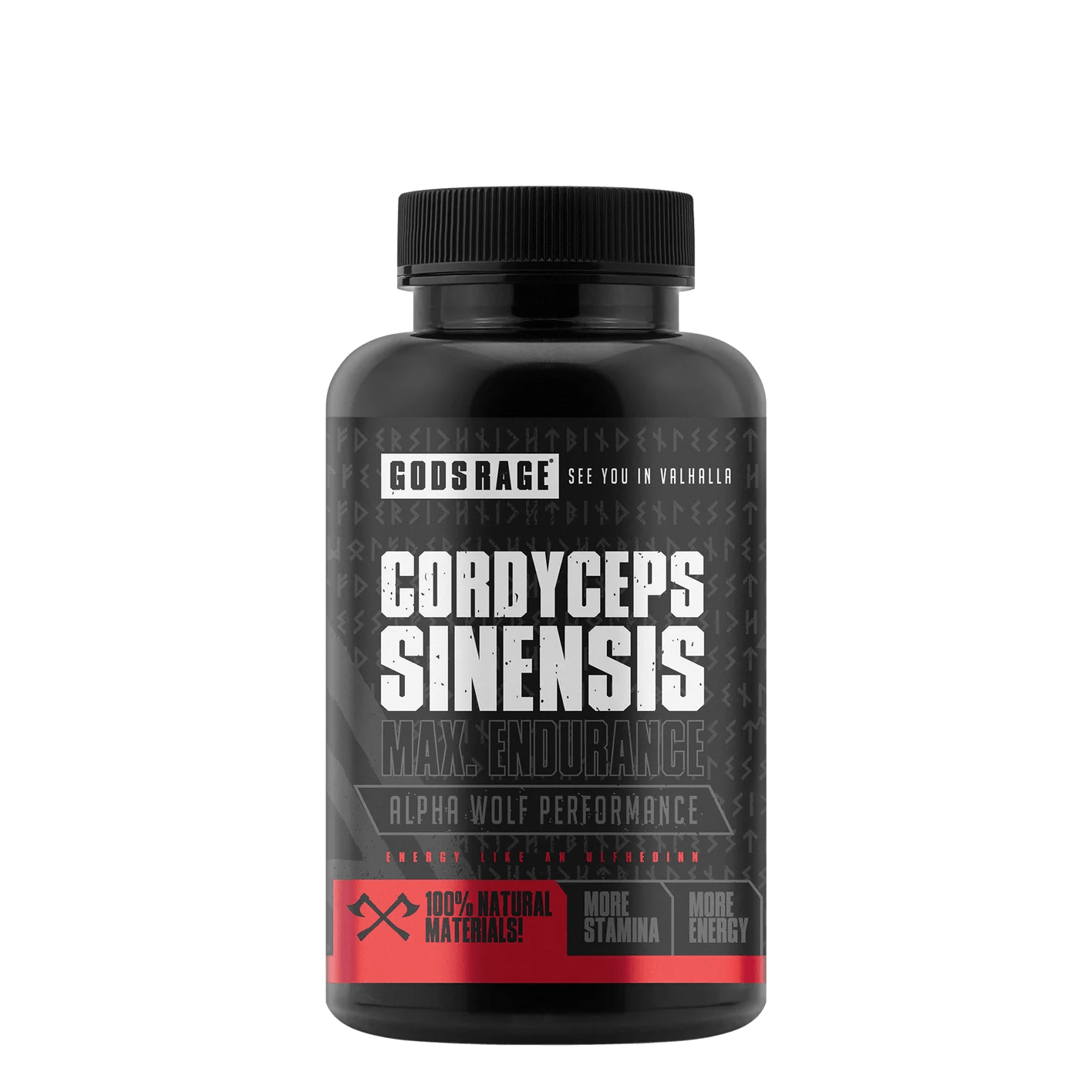 Gods Rage Cordyceps Sinensis 60 kaps - Kininis Kordicepsas - Realsport.lt