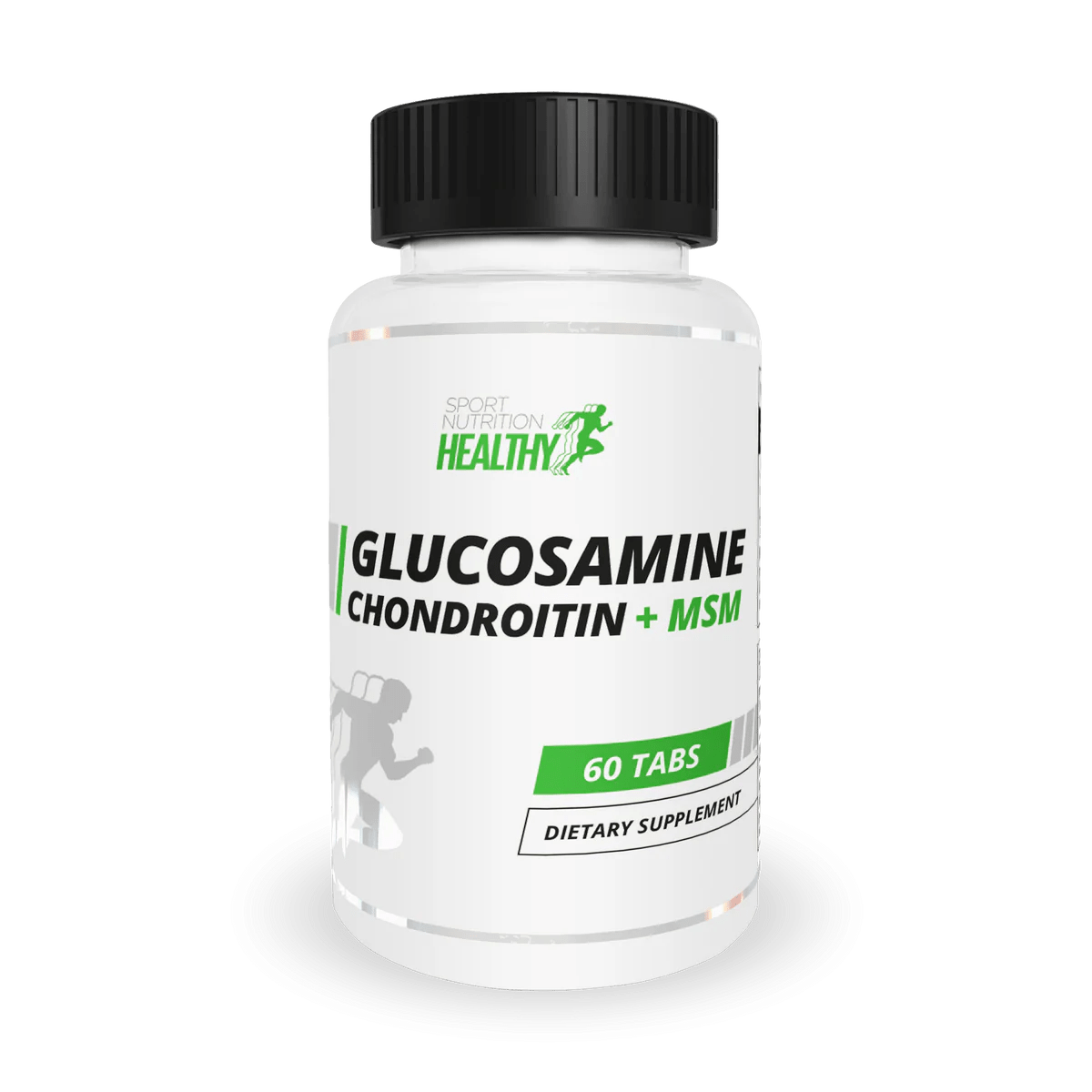 Healthy® Glucosamine + Chondroitin + MSM – sąnarių sveikatai, 60 tablečių - Realsport.lt