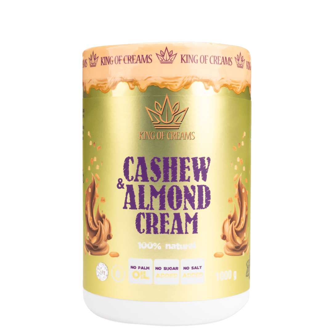 King of Creams® Natūralus anakardžių ir migdolų kremas - Realsport.lt