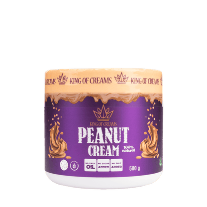 King of Creams® Žemės riešutų kremas – 100 % natūralus, - Realsport.lt