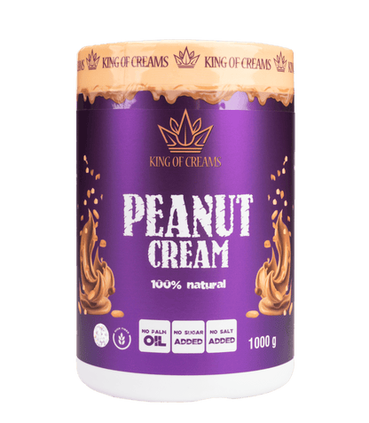King of Creams® Žemės riešutų kremas – 100 % natūralus, - Realsport.lt