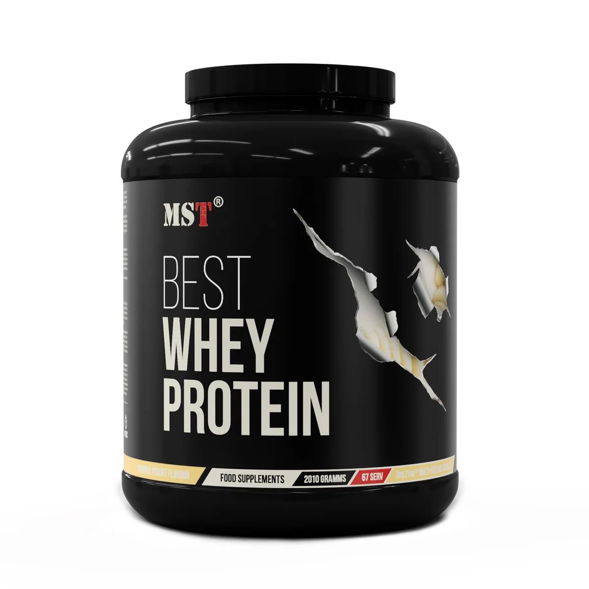 MST® BEST Whey Protein 2010 g + DigeZyme® – Subalansuota raumenų mityba su fermentais - Realsport.lt
