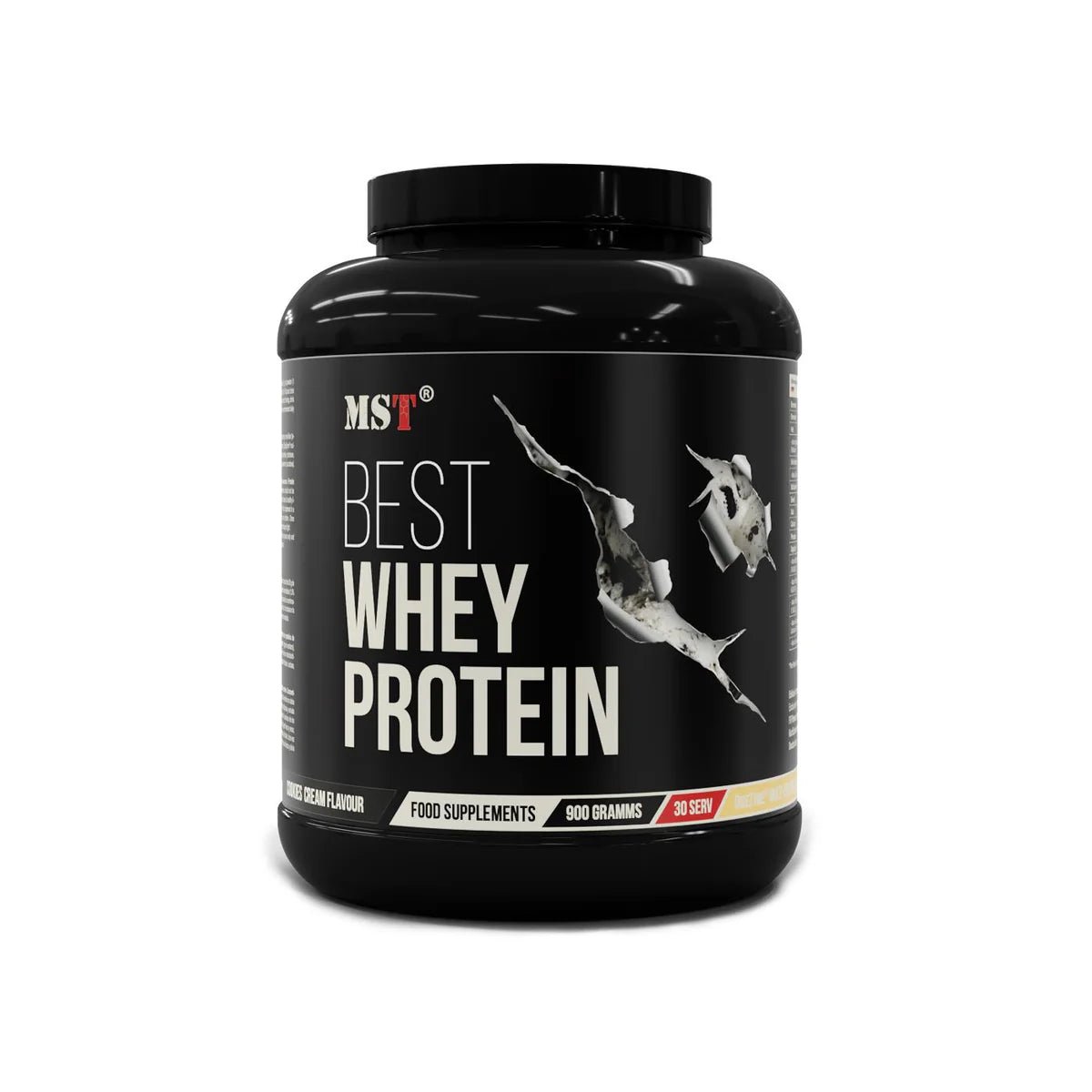 MST® BEST Whey Protein Peach Mango 900 g + DigeZyme® – Gaivus baltymų kompleksas su fermentais - Realsport.lt