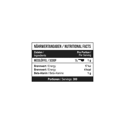 MST Beta - Alanine PWO 500 g (Beta - alaninas milteliais) - Realsport.lt