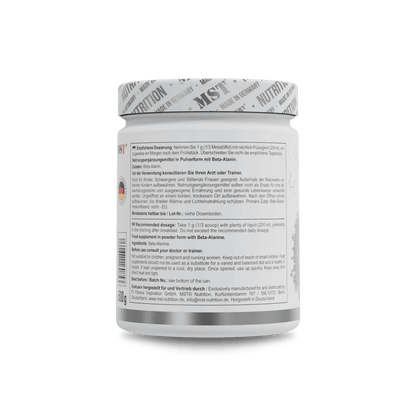 MST Beta - Alanine PWO 500 g (Beta - alaninas milteliais) - Realsport.lt
