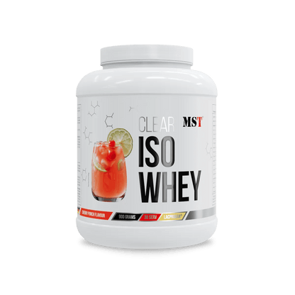 MST Clear ISO Whey – skaidrus išrūgų baltymų izoliatas (900 g) - Realsport.lt