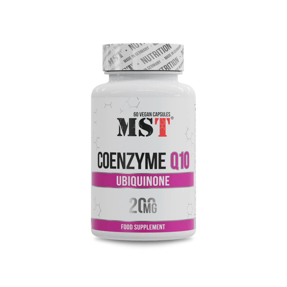 MST Coenzyme Q10 200mg – energijai, širdžiai ir ląstelių apsaugai - Realsport.lt