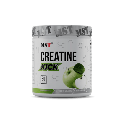 MST® Creatine Kick 7in1 – Kreatino kompleksas su L - Citrulinu ir Sibiro ženšeniu, 300 g (30 porcijų) - Realsport.lt