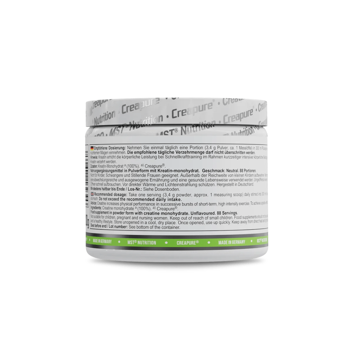 MST Creatine PRO Creapure – 100 % Kreatino Monohidratas - Realsport.lt