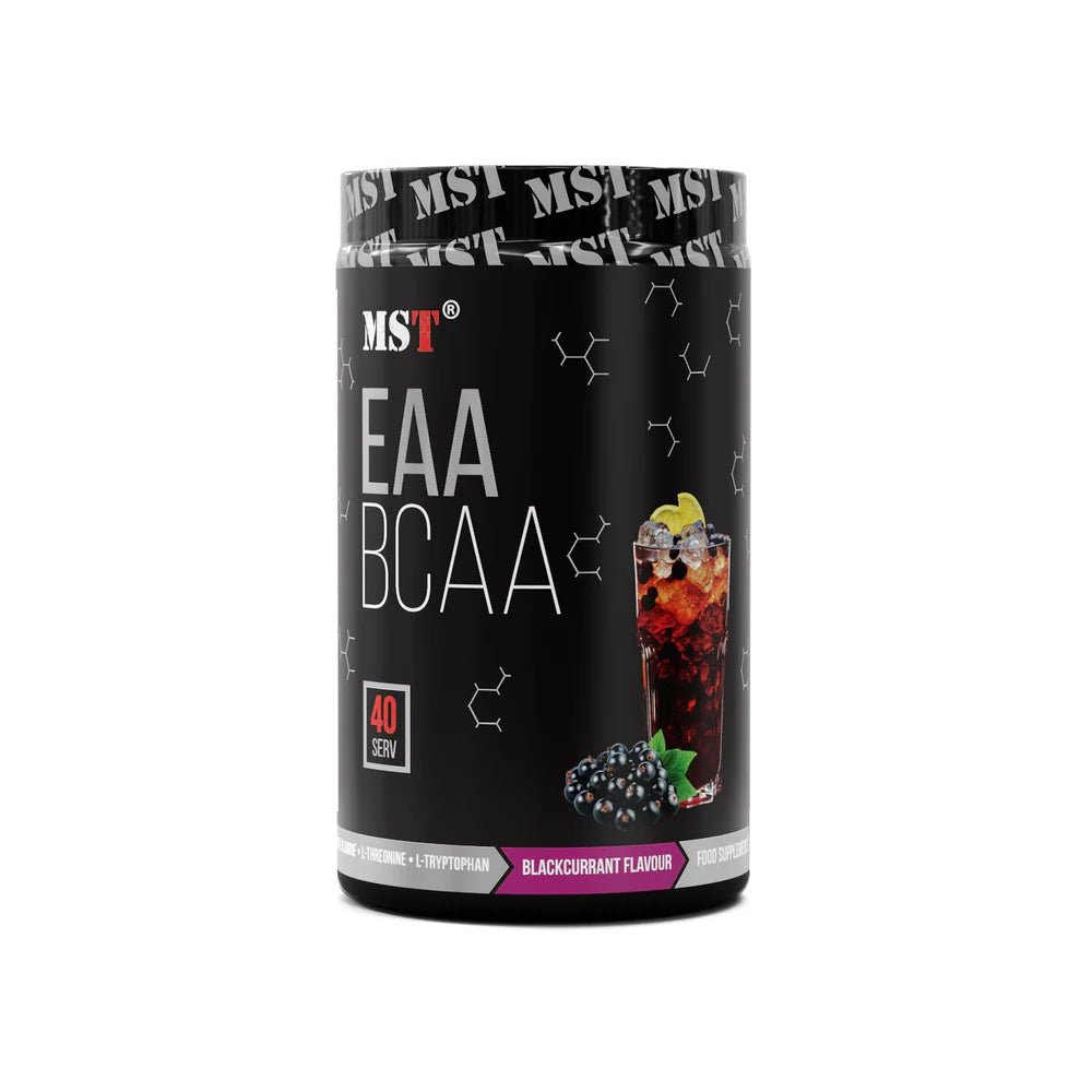 MST® EAA + BCAA – Visiškai pilnas aminorūgščių kompleksas raumenų atsistatymui ir augimui 520 g - Realsport.lt