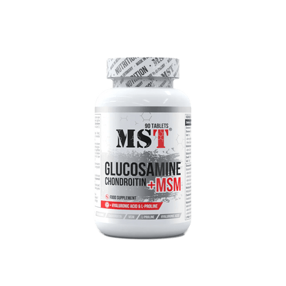 MST Glucosamine Chondroitin + MSM + Hyaluron – sąnarių ir kremzlių kompleksas (90 tablečių) - Realsport.lt