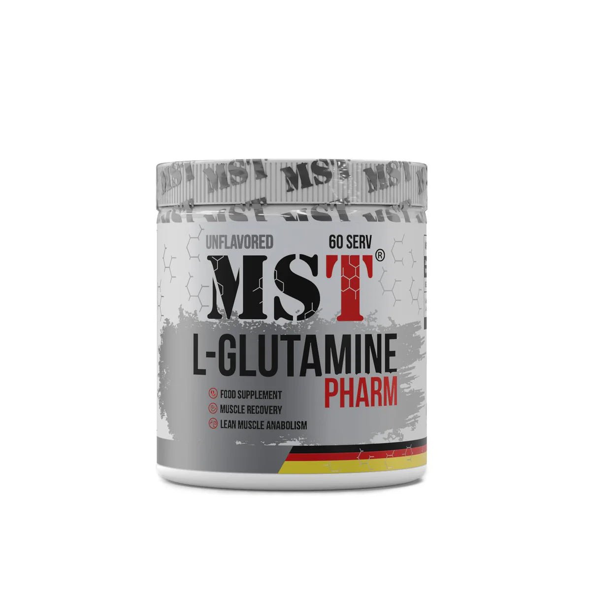 MST® L - Glutamine Micronized 300 g – raumenų atsistatymui ir imuninės sistemos palaikymui - Realsport.lt