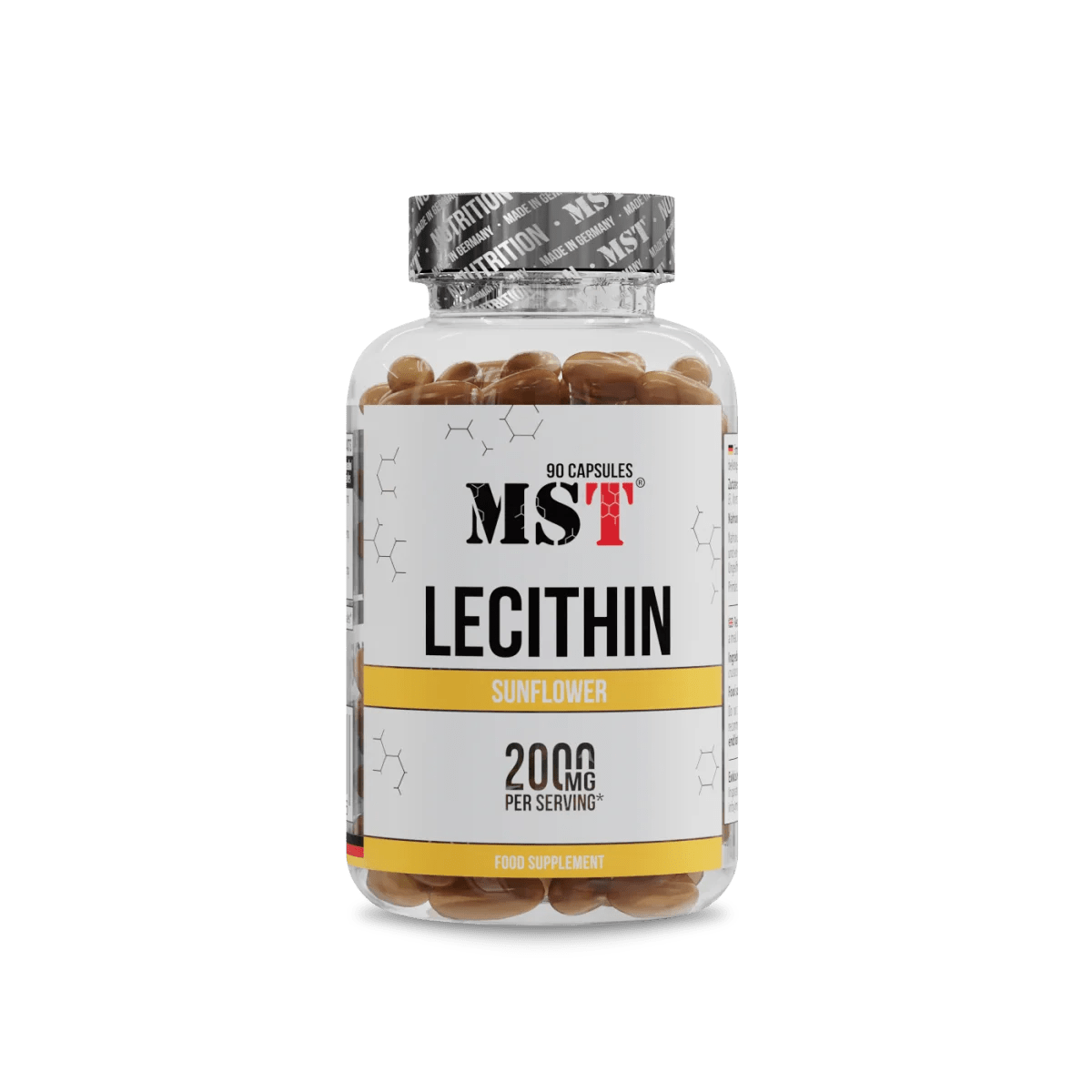 MST Lecithin (Sunflower) – 2000 mg / porcija | 90 kaps. - Realsport.lt