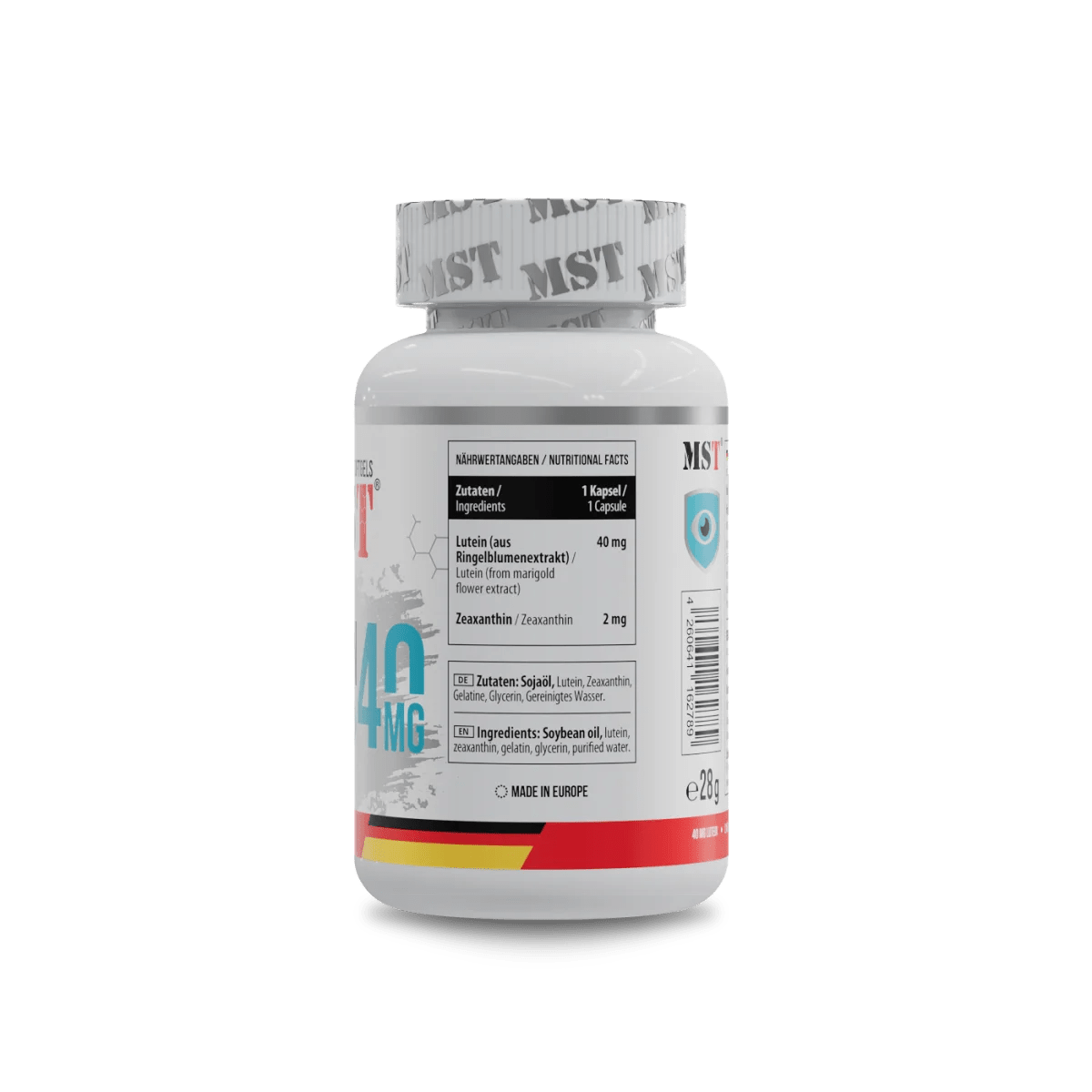 MST Lutein 40 mg + Zeaxanthin 2 mg – Akių Komfortui - Realsport.lt