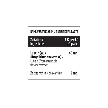 MST Lutein 40 mg + Zeaxanthin 2 mg – Akių Komfortui - Realsport.lt
