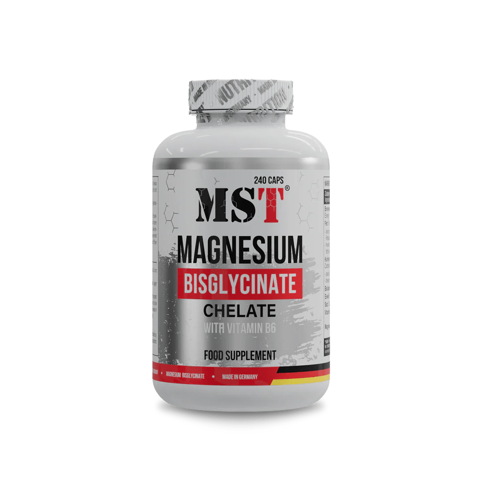 MST Magnesium Bisglycinate chelate + Vitamin B6 - Realsport.lt
