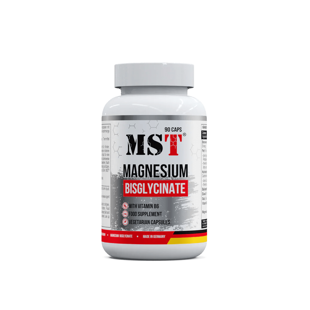 MST Magnesium Bisglycinate chelate + Vitamin B6 - Realsport.lt