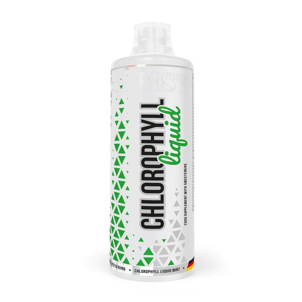 MST® Nutrition Chlorophyll Liquid Mint 1000 ml – natūralus organizmo valymas su mėtų gaiva - Realsport.lt