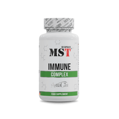 MST Immune Complex food supplement bottle with 60 capsules for immune support