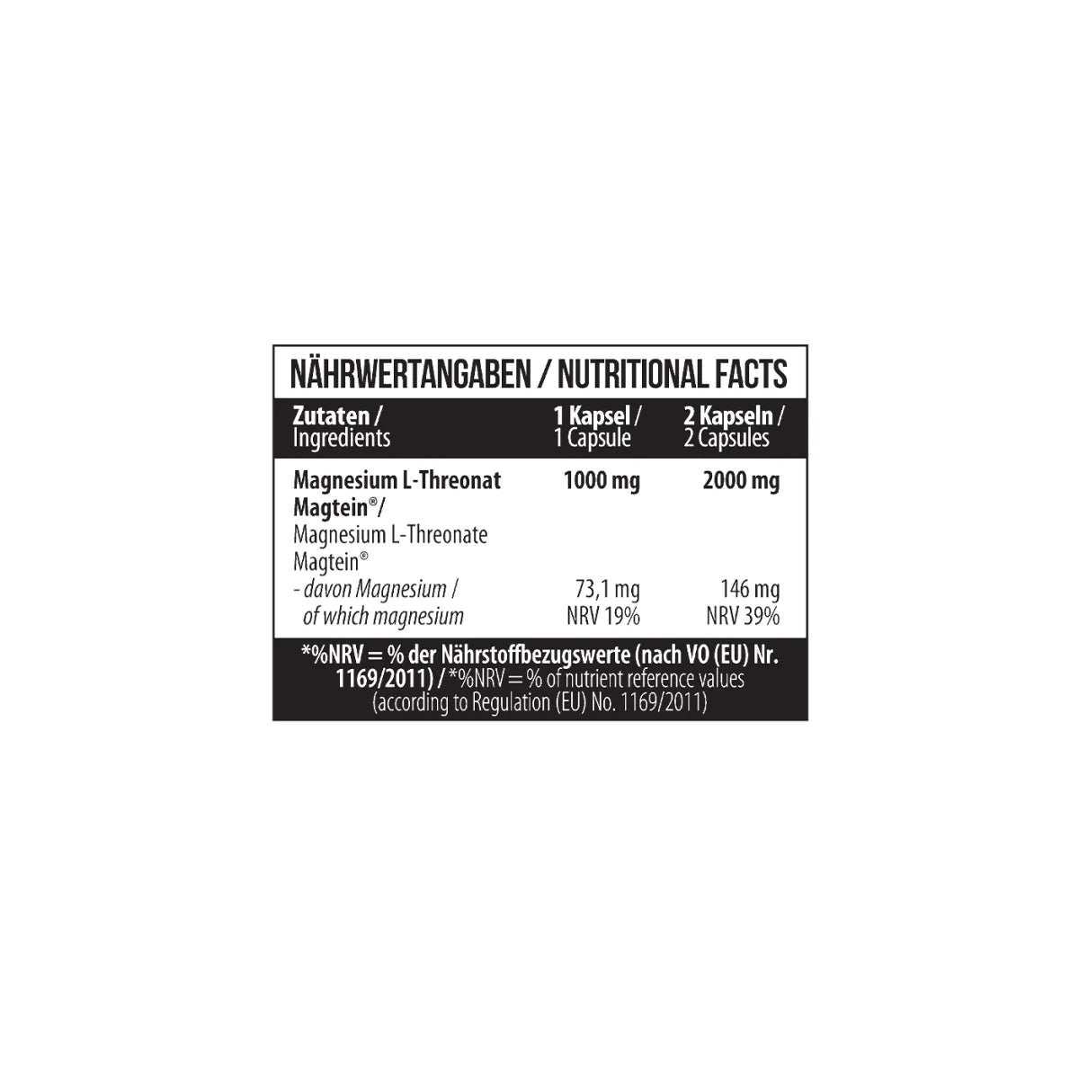 MST Nutrition Magnesium L - Threonate (Magtein®) – 60 kapsulių - Realsport.lt