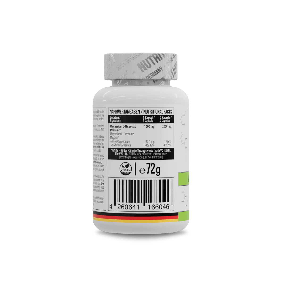 MST Nutrition Magnesium L - Threonate (Magtein®) – 60 kapsulių - Realsport.lt