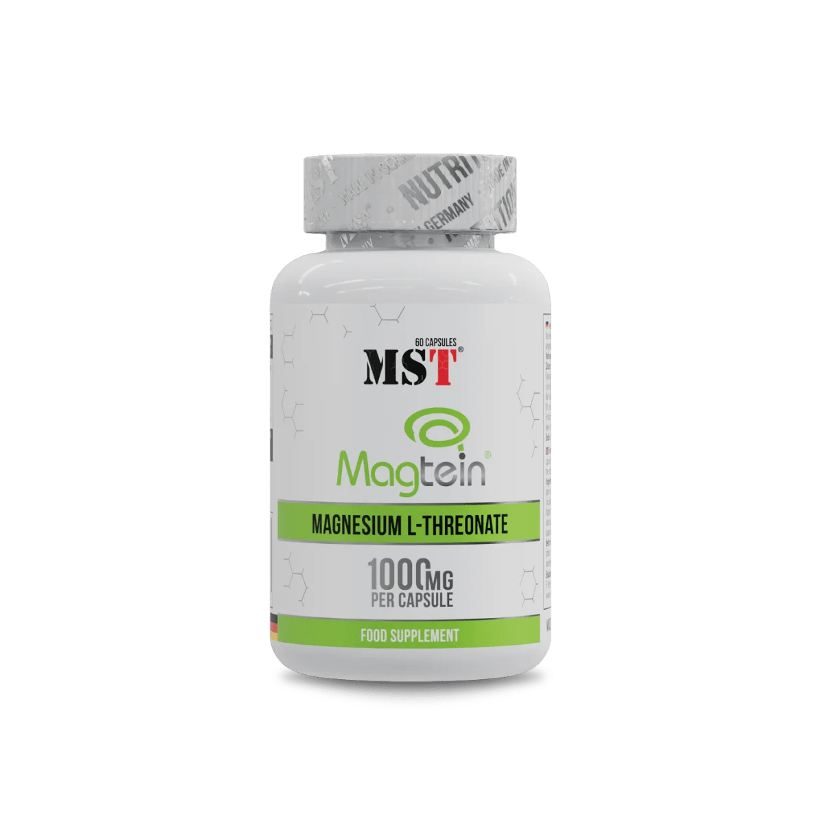 MST Nutrition Magnesium L - Threonate (Magtein®) – 60 kapsulių - Realsport.lt