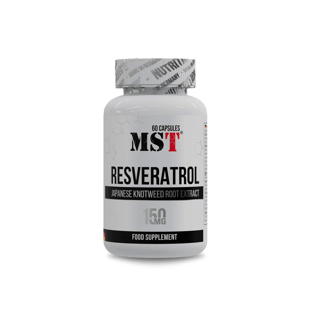 MST® Resveratrol 150 mg – Galinga antioksidacinė parama jūsų ląstelėms 60 kap - Realsport.lt