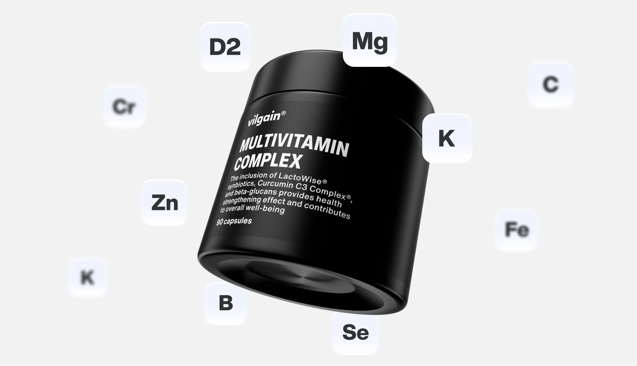 Multivitamin Complex Aukštos biologinės formos + LactoWise synbiotikas - Realsport.lt
