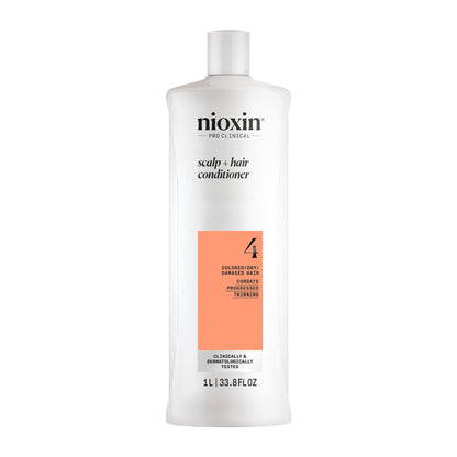 Nioxin System 4 kondicionierius – stipriai retėjantiems, pažeistiems ir dažytiems plaukams, 300 ml - Realsport.lt